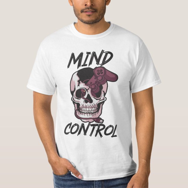 Camiseta Diseño de juegos de control mental (Anverso)