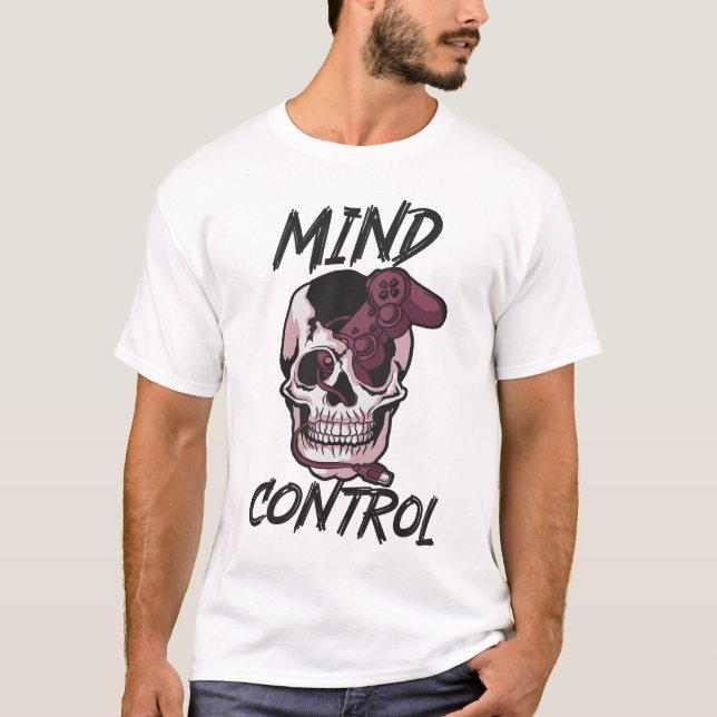 Camiseta Diseño de juegos de control mental (Anverso)