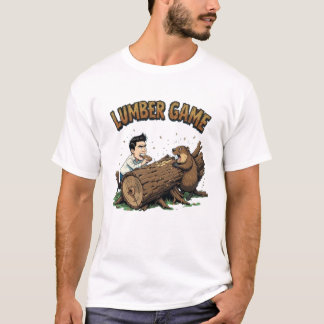 Camiseta Diseño de juegos de lumbreras: castor frente a com