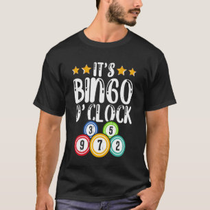 Camiseta Diseño de jugador de bingo Llamador de bingo Apues