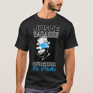 Camiseta diseño de jugo de pesca