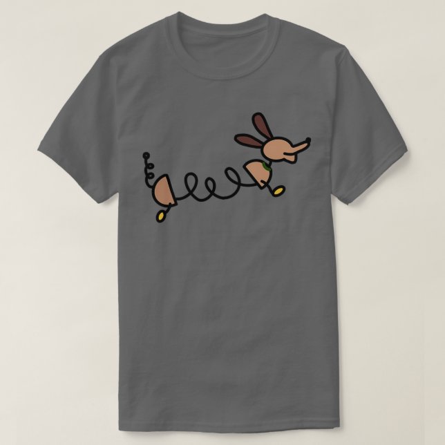 Camiseta Diseño de juguetes de perro de Slinky  (Diseño del anverso)