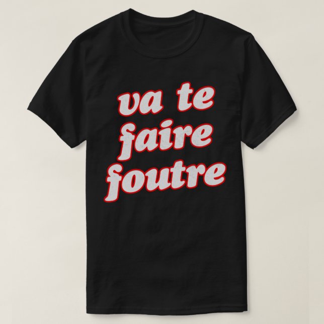 Camiseta Diseño de juramentación francofista en Francia (Diseño del anverso)