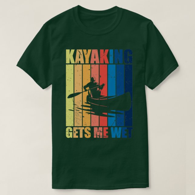 Camiseta Diseño De Kayak Para Canoistas O Formación De Remo (Diseño del anverso)