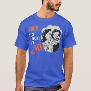 Camiseta Diseño de KETO Vintage secreto de Shh Itx27