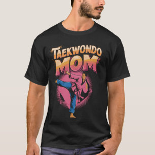 Camiseta Diseño de Kick Retro Sunset de Taekwondo