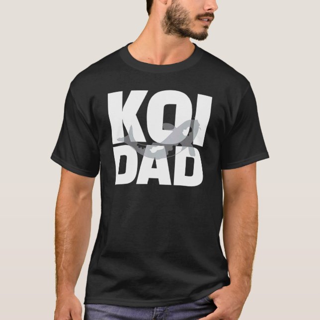 Camiseta Diseño De Koi Dad Koi Fish Para Los Propietarios D (Anverso)