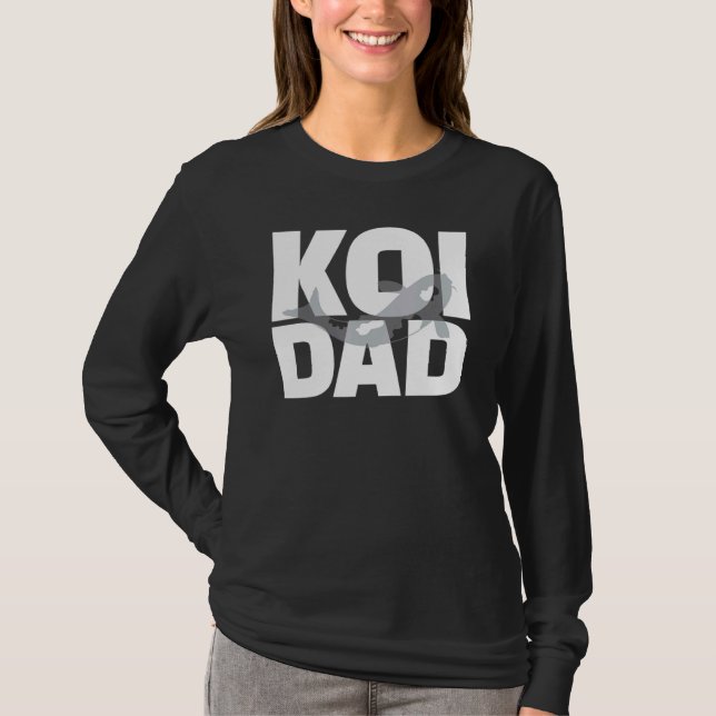 Camiseta Diseño De Koi Dad Koi Fish Para Los Propietarios D (Anverso)