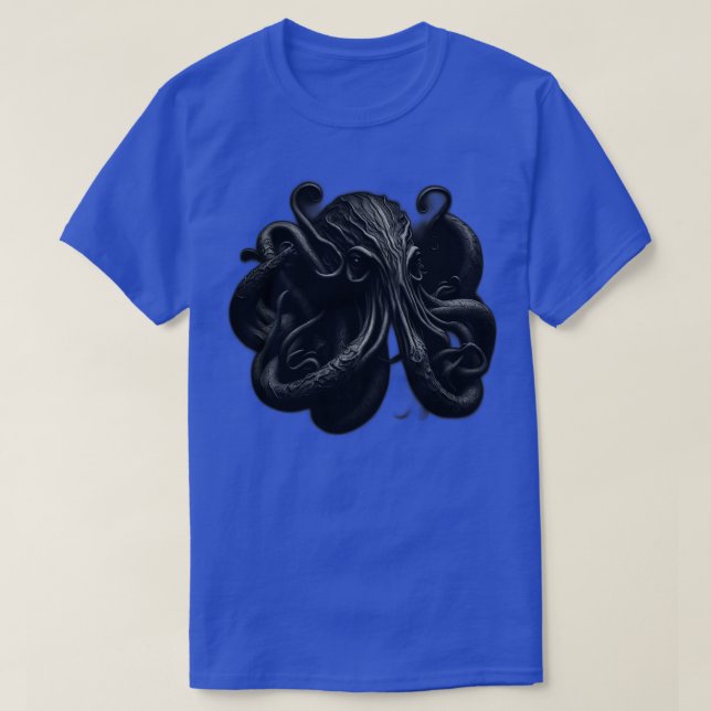 Camiseta diseño de kraken realista (Diseño del anverso)