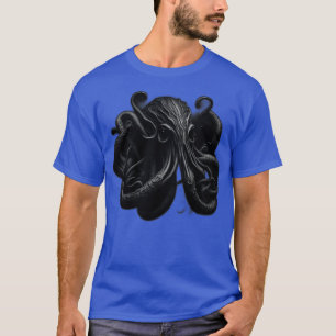 Camiseta diseño de kraken realista