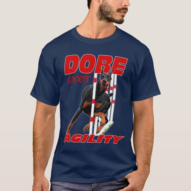 Camiseta Diseño de la agilidad de los deportes de Dobe (Anverso)