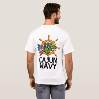 Camiseta Diseño de la Armada Cajún en la parte delantera y 