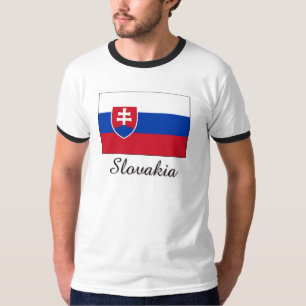 Camiseta Diseño de la bandera de Eslovaquia