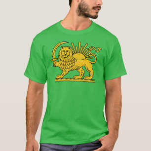 Camiseta Diseño de la bandera de estilo falso de Irán 1