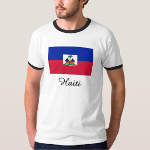 Camiseta Diseño de la bandera de Haití