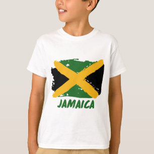 Camiseta Diseño de la bandera de Jamaica