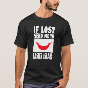 Camiseta Diseño de la bandera de la Isla de Pascua Si me pe