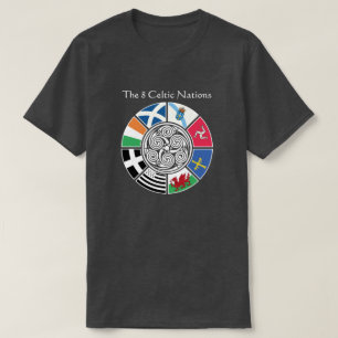 Camiseta Diseño de la bandera de las 8 antiguas naciones c
