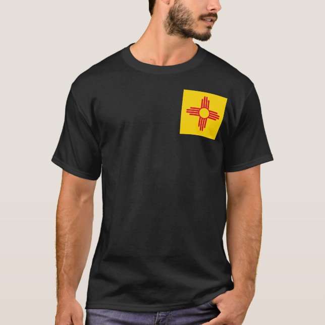 Camiseta Diseño de la bandera de Nuevo México (Anverso)