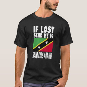 Camiseta Diseño de la bandera de San Cristóbal y Nieves Si