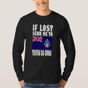 Camiseta Diseño de la bandera de Tristan Da Cunha Si se pie
