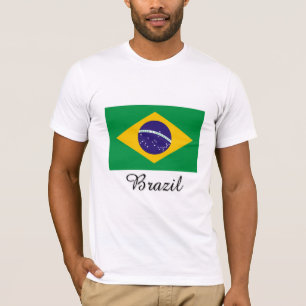 Camiseta Diseño de la bandera del Brasil