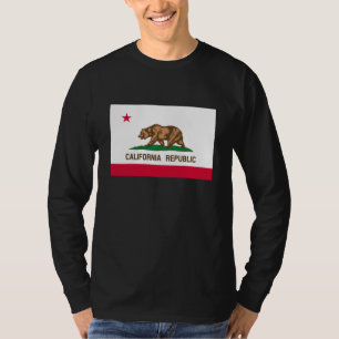 Camiseta Diseño de la bandera del estado de California