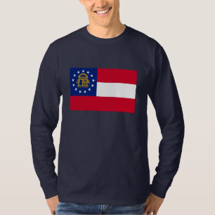 Camiseta Diseño de la bandera del estado de Georgia