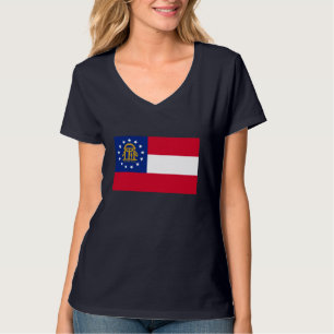 Camiseta Diseño de la bandera del estado de Georgia
