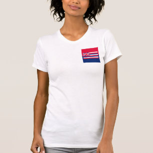 Camiseta Diseño de la bandera del estado de Hawái