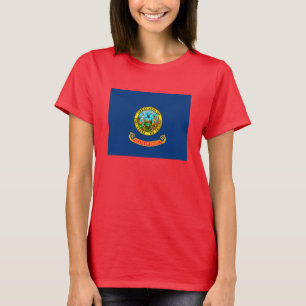 Camiseta Diseño de la bandera del estado de Idaho