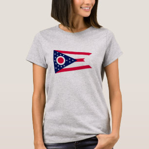 Camiseta Diseño de la bandera del estado de Ohio