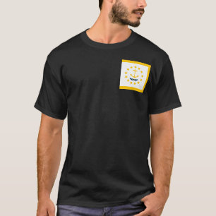 Camiseta Diseño de la bandera del estado de Rhode Island