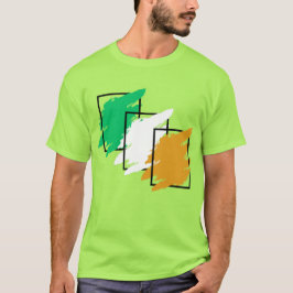 Camiseta Diseño de la bandera irlandesa