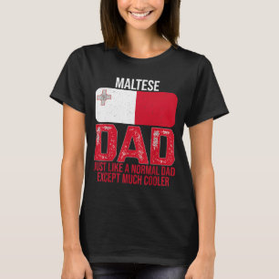 Camiseta Diseño de la bandera maltesa vintage de Malta para