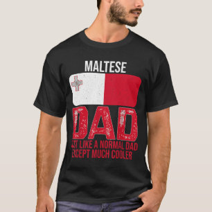 Camiseta Diseño de la bandera maltesa vintage de Malta para