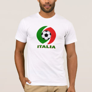 Camiseta Diseño de la bola de la bandera de Italia Italia