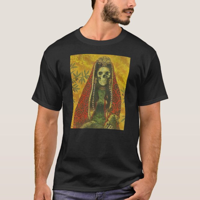Camiseta Diseño de la bruja de la muerte (Anverso)