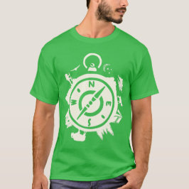 Camiseta Diseño de la brújula de aventura