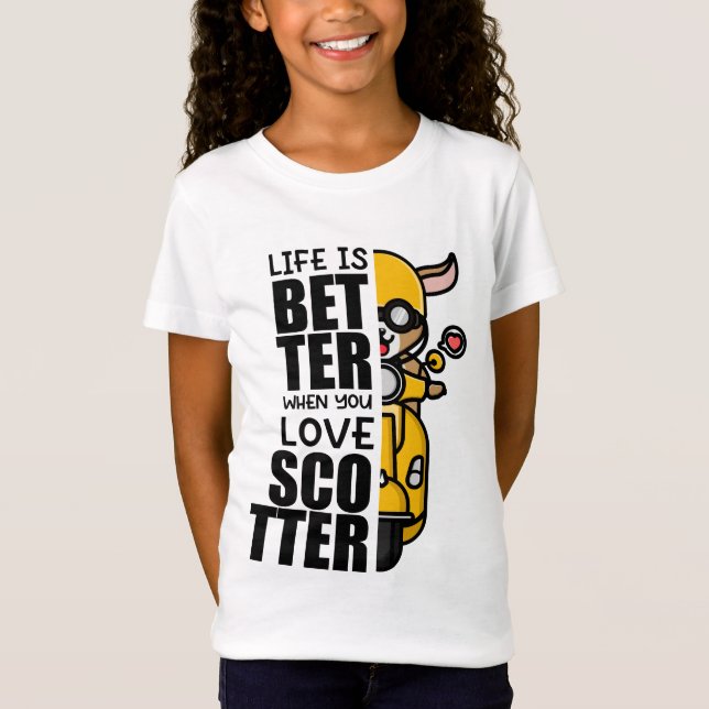 Camiseta Diseño de la cabra de Scooter (Anverso)