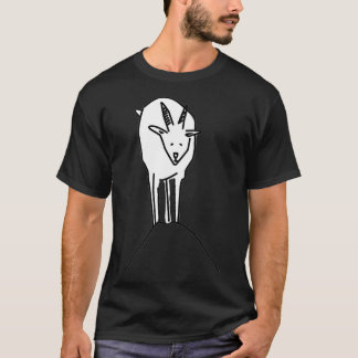 Camiseta Diseño de la cabra en el Parque Glaciar