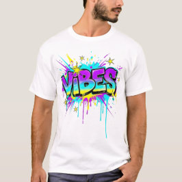 Camiseta Diseño de la calle Graffiti Vibes