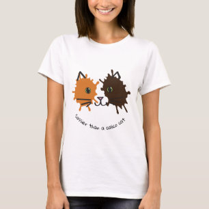 Camiseta Diseño de la cara del gato de calicó