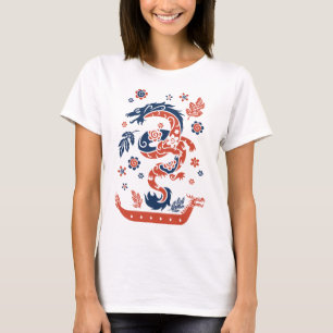 Camiseta Diseño de la Carreras del barco Dragon