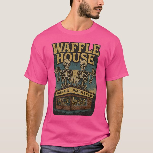 Camiseta Diseño de la casa Waffle de Grunge 70 (Anverso)