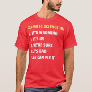 Camiseta Diseño de la ciencia del clima 101