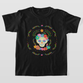 Camiseta Diseño de la circular de los muertos azucareros