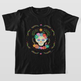 Camiseta Diseño de la circular de los muertos azucareros