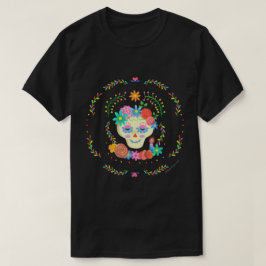 Camiseta Diseño de la circular de los muertos azucareros