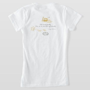 Camiseta Diseño de la cita del libro de Chicas Gilmore